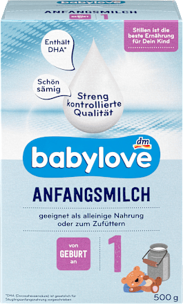 Mleko początkowe od urodzenia babylove