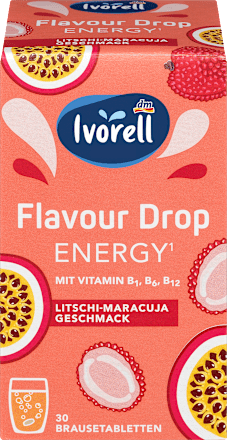 Flavour Drop Energy - Litschi-Maracuja Ivorell