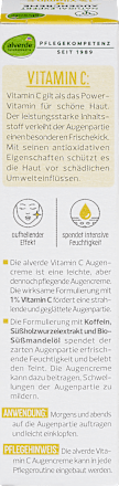 Szemkörnyékápoló krém Natural Expert, 1% C-vitaminnal alverde NATURKOSMETIK