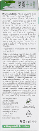 NATURAL EXPERT dnevna krema za lice - 1% bisabolol i 0,3% ceramidni kompleks alverde NATURKOSMETIK