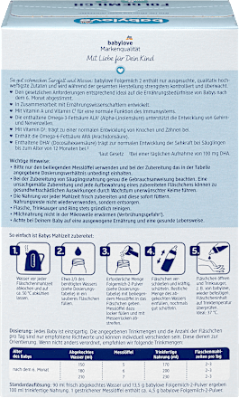 Tejalapú anyatej-kiegészítő 2-es tápszer 6. hónapos kortól babylove
