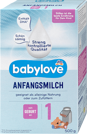 Zamensko mleko 1, početna formula za odojčad, od rođenja babylove