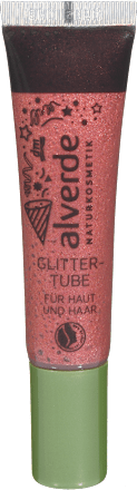 Glittertube Natürlich Bunt 30 Rot alverde NATURKOSMETIK