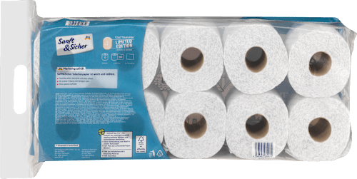 Toilettenpapier Design Edition 10x160 Blatt Sanft&Sicher