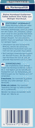 Fußcreme Hornhautentferner Salbe Balea