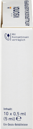 Anti-Allergische Augentropfen 10 Ampullen à 0,5 ml VISIOMAX