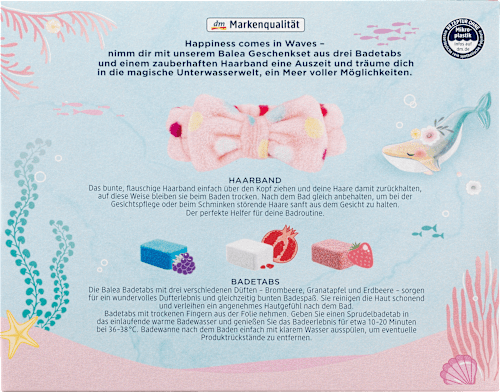 Geschenkset Weihnachten Happiness comes in waves Balea