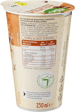 Cappuccino all'avena BIO dmBio