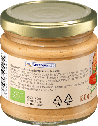 Brotaufstrich, Streichcreme Toskana dmBio