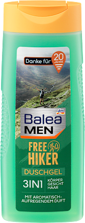 Duschgel 3in1 Free Hiker Balea MEN