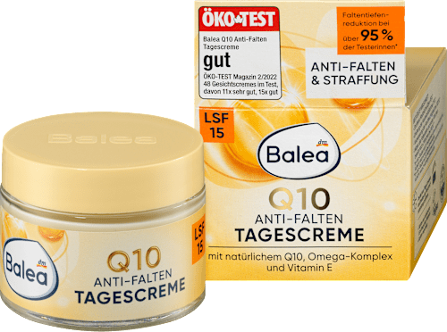 Q10 dnevna krema za lice, SPF 15 Balea