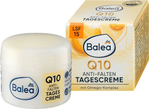 Anti Falten Gesichtscreme Q10 LFS 15 Reisegröße Balea