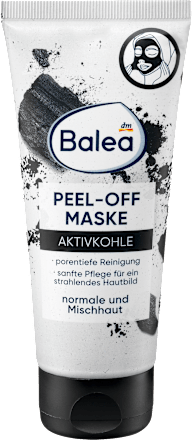 Gesichtsmaske Peel-Off mit Aktivkohle Balea