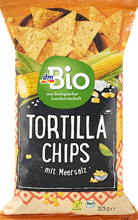Chips Tortilla mit Meersalz dmBio