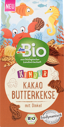 Kindersnack Kakao Butterkeks Dinkel, ab 3 Jahren dmBio