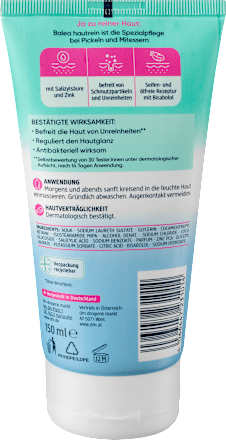 Anti Pickel Waschgel hautrein Balea