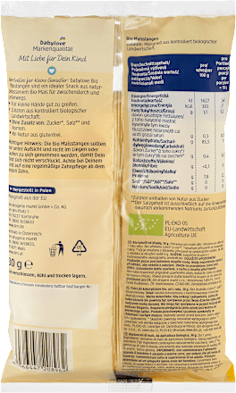 Bio kukoricarudacskák, 1 éves kortól babylove