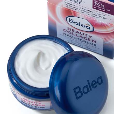 Nočný pleťový krém Beauty Collagen Balea