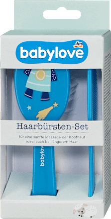 Bürstenset blau Rakete 2tlg babylove