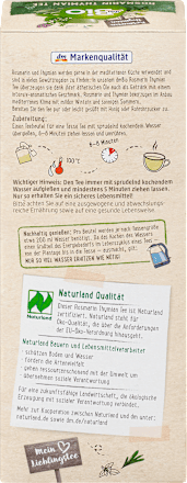 Kräutertee Rosmarin, Thymian dmBio
