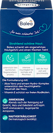Nachtcreme feuchtigkeitsspendend Balea