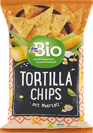 Chips tortilla cu sare de mare,ECO dmBio