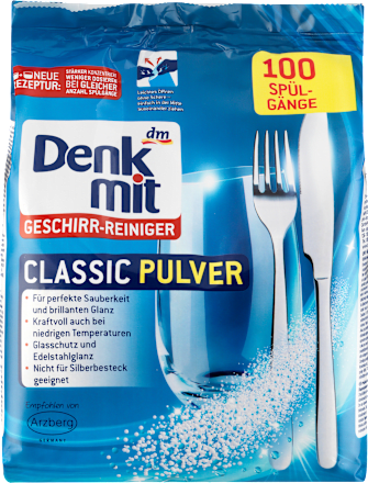 Spülmaschinen-Pulver, 100 Spülgänge Denkmit