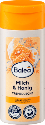 Kremasti gel za tuširanje med i mleko - putna ambalaža Balea