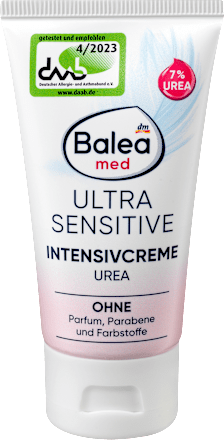 Intenzívny pleťový krém Ultra Sensitive Urea Balea med