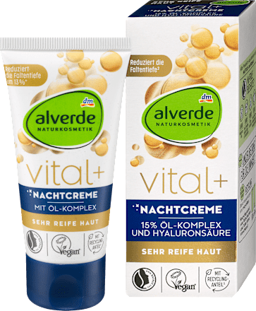 Vital+ noćna krema alverde NATURKOSMETIK