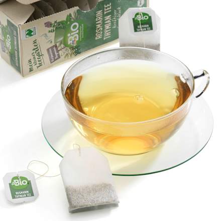 Kräutertee Rosmarin, Thymian dmBio