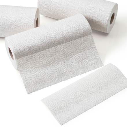 Küchenrolle Halbblatt Recycling 3-lagig (8x140 Blatt) Saugstark&Sicher