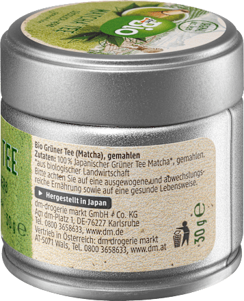 Grüner Tee Matcha, gemahlen dmBio