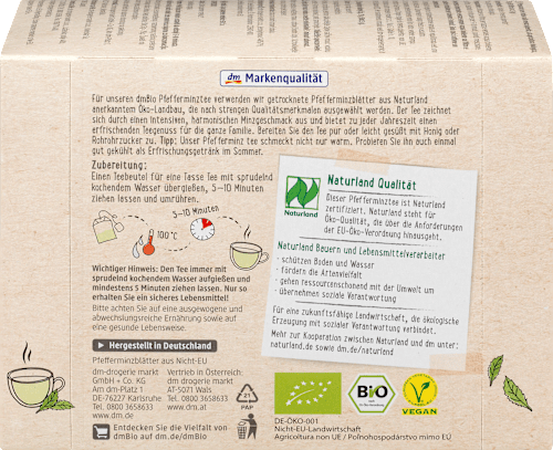 Herbatka miętowa (50x1,5g) dmBio