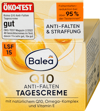 Q10 denní pleťový krém OF15 Balea