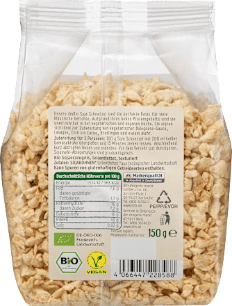 Soja Schnetzel extra fein dmBio