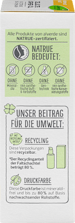 tělový olej proti celulitidě bio citron a bio rozmarýn alverde NATURKOSMETIK