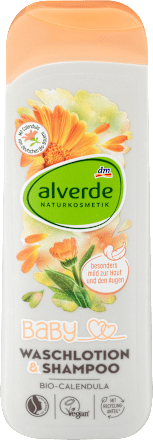 Baby Waschlotion & Shampoo Bio-Calendula alverde BABY