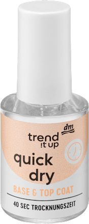Base & Top Coat Quick Dry Transparent trend !t up