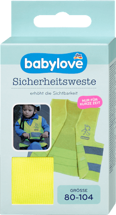 Odsevni brezrokavnik, velikost 80–104 (42 x 38 cm) babylove