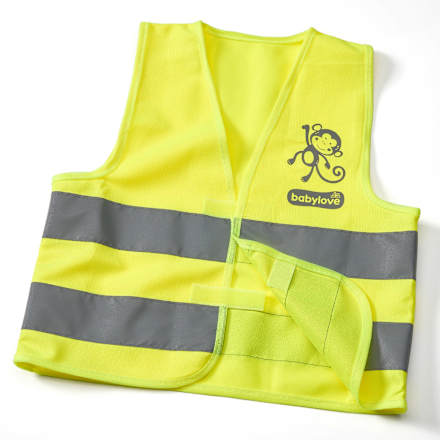 Odsevni brezrokavnik, velikost 80–104 (42 x 38 cm) babylove