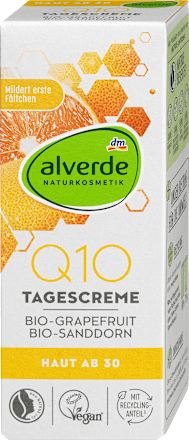 Denný pleťový krém Q10 s bio grapefruitom a bio rakytníkom rešetliakovým alverde NATURKOSMETIK