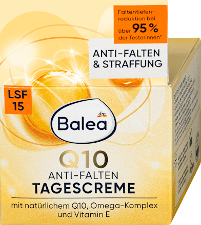 Q10 dnevna krema protiv bora, SPF15 Balea