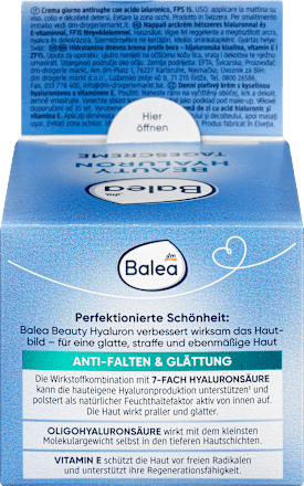 Beauty Hyaluron Krem na dzień SPF 15 Balea