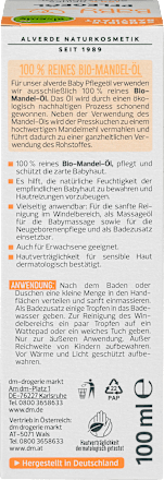 Babyöl 100% reines Mandelöl alverde BABY
