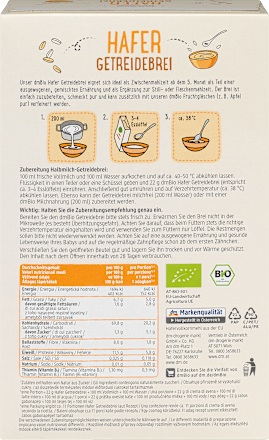 Žitna kašica od zobi, 5+ mj. dmBio