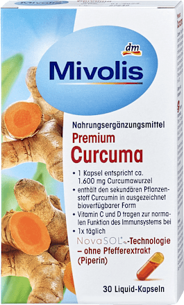 Suplement diety Kurkuma premium Mivolis