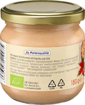 Crema spalmabile con peperoni e peperoncini piccanti dmBio