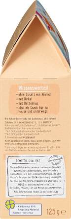 Kindersnack Kakao Butterkeks Dinkel, ab 3 Jahren dmBio