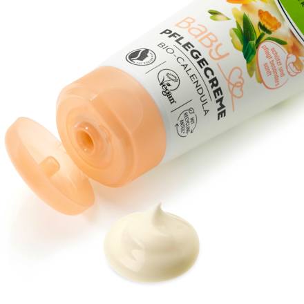 Baby Pflegecreme für Gesicht & Körper Calendula alverde BABY